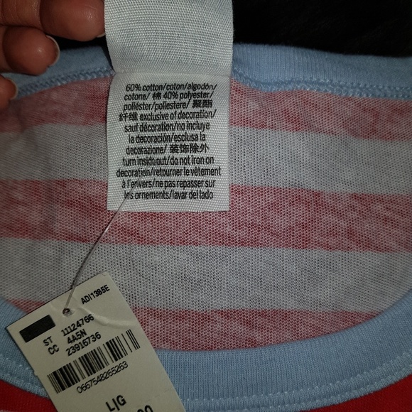 🆕️ VS PINK Stripe Graphic T-Shirt - Picture 5 of 7